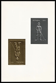 1994 Co-operative Republic of Guyana, Souvenir Sheet, Proof, Imperforate, Tete-beche