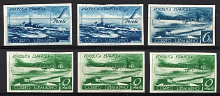 1938 Kingdom of Spain, Blue and Green Proof