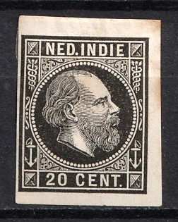 1870-88 20c Netherlands East Indies, Netherlands Colonies, Proof