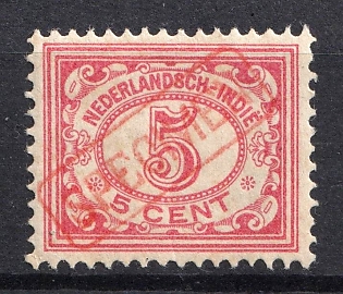 1912 5c Netherlands East Indies, Netherlands Colonies, Specimen