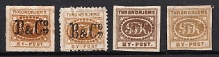 1865-75 Norway, Trondheim Bypost Local Post
