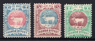 1880s Norway, Tromso Bypost Local Post