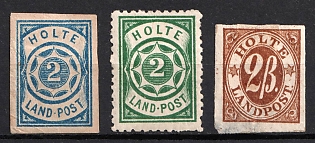 1870s Denmark, Holte Bypost Local Post