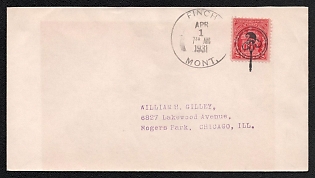 1931 (1 Apr) United States, Chicago (USA) Locally Adressed Cover 'April fool's day', franked with 2c, with Black 'Finch' Handstamp