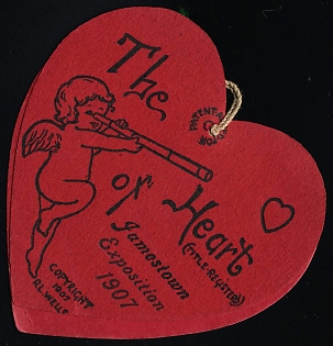 1907 'The Heart of Jamestown Exposition 1907', Postcard, Mint