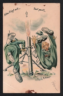 1940 (18 Apr) Switzerland Field Post 'Carrier pigeon flight 4', Military Post Cover from Eglisau (Switzerland) to Basel (Switzerland)