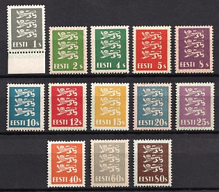 1928-1929 Estonia Complete Set