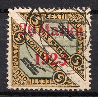 1923 20m Estonia, Perforated