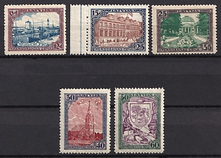 1925 Latvia, Perforated, Complete Set