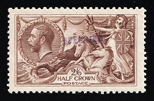 1918 2s6d Great Britain, Specimen, Certificate, Type 31