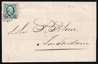 185_ Netherlands, Cover locally addressed in Amsterdam franked with 5c