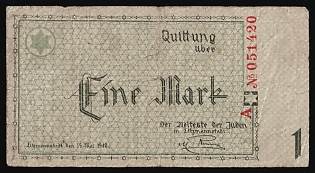 1940, 1m Jewish Ghetto of Litzmannstadt (Lodz), Poland, German Occupation