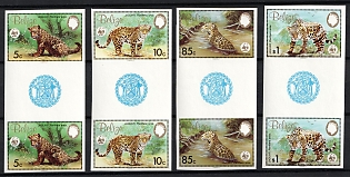 1983 Belize, Proofs, Imperforate, Gutter Pairs, Complete Set