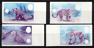 1983 Belize, Trial Color Proofs, Imperforate, Margins, Complete Set