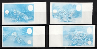 1983 Belize, Trial Color Proofs, Imperforate, Margins, Complete Set