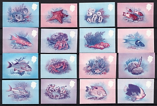 1984 Belize, Trial Color Proofs, Imperforate, Complete Set