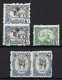 1902 French Somali Coast, Pairs