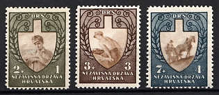 1943 Croatia, NDH, Complete Set