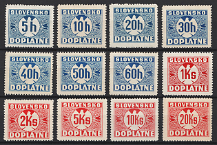 1939 Slovakia, Official Stamps, Complete Set