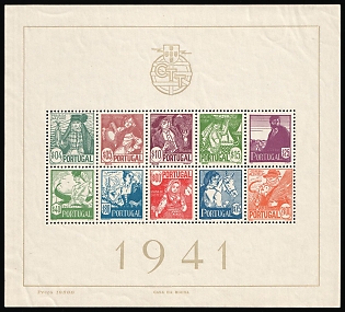 1941 Portugal, Souvenir Sheet