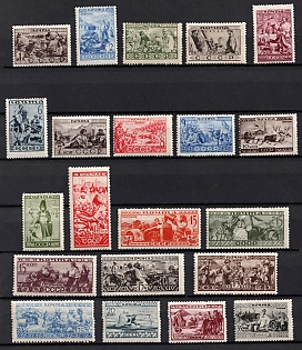 1933 People of the USSR (Ethnographic), Soviet Union, USSR, Russia, Complete Set