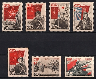 1938 20th anniversary of the Red Army and Navy, Soviet Union, USSR, Russia, Complete Set