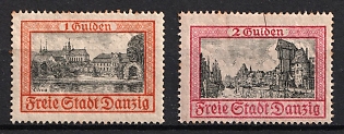 1925 Danzig Gdansk, Germany, Complete Set