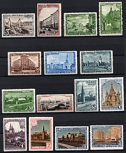 1947 800th Anniversary of the Founding of Moscow, Soviet Union, USSR, Russia, Complete Set