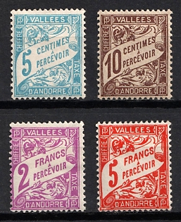 1937-41 Andorra, French Colonies, Official Stamps, Complete Set