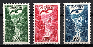 1955 Andorra, French Colonies, Airmale