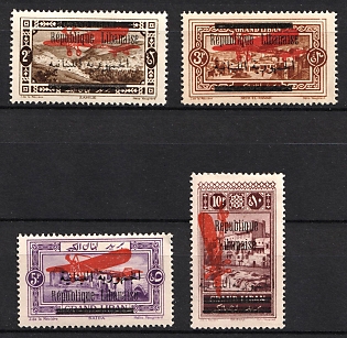 1928 Lebanon, French Colonies, Airmail, Complete Set