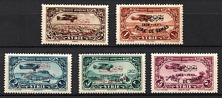 1936 Syria, French Colonies, Airmale, Complete Set
