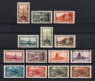 1926-27 Saar, Germany, Complete Set