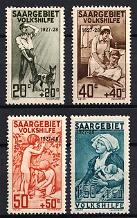1927 Saar, Germany, Complete Set