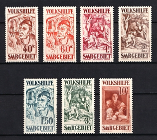 1931 Saar, Germany, Complete Set