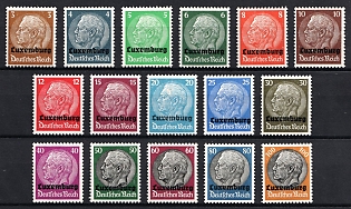 1940 Luxembourg, German Occupation, Germany, Complete Set