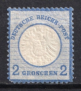 1872 2gr German Empire, Large Breast Plate, Germany