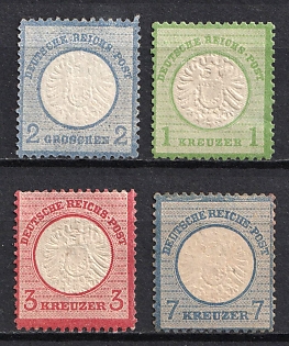 1872 German Empire, Large Breast Plates, Germany