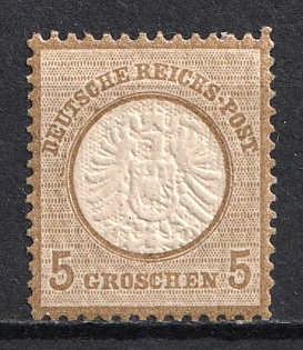 1872 5gr German Empire, Large Breast Plate, Germany