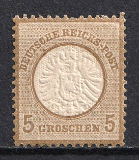 1872 5gr German Empire, Large Breast Plate, Germany