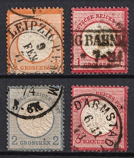 1872 German Empire, Large Breast Plates, Germany