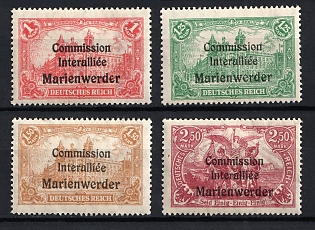 1920 Joining of Marienwerder, Germany, Complete Set