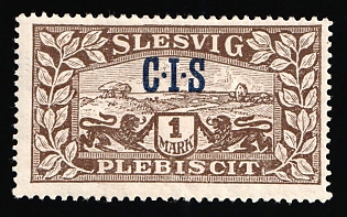 1920 1m Joining of Schleswig, Germany, Official Stamps, Signed