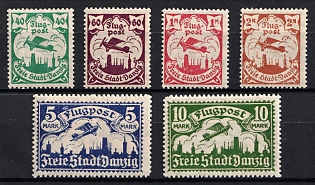 1920 Danzig Gdansk, Germany, Complete Set
