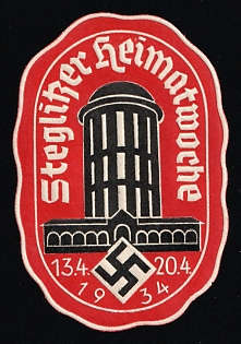 1934 'Steglitz Local History Week', Nazi Germany Third Reich Propaganda Label Stamp