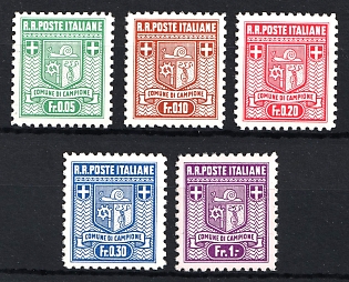 1944  Italy, Local Issues, Complete Set
