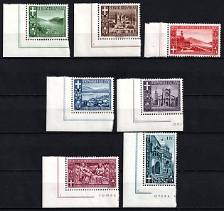 1944  Italy, Local Issues, Margins, Complete Set