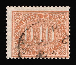 1869 0.10c Italy, Official Stamp, Complete Set