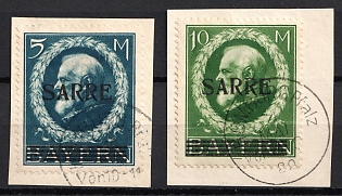 1920 Saar, Germany, Signed, Certificate