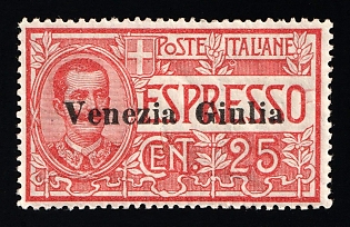 1919 25c Trieste and Venezia Giulia, Italian Occupation, Complete Set